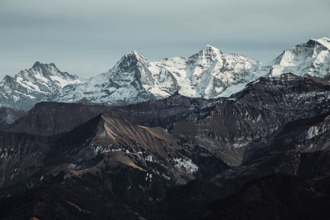 Photograph of mountains