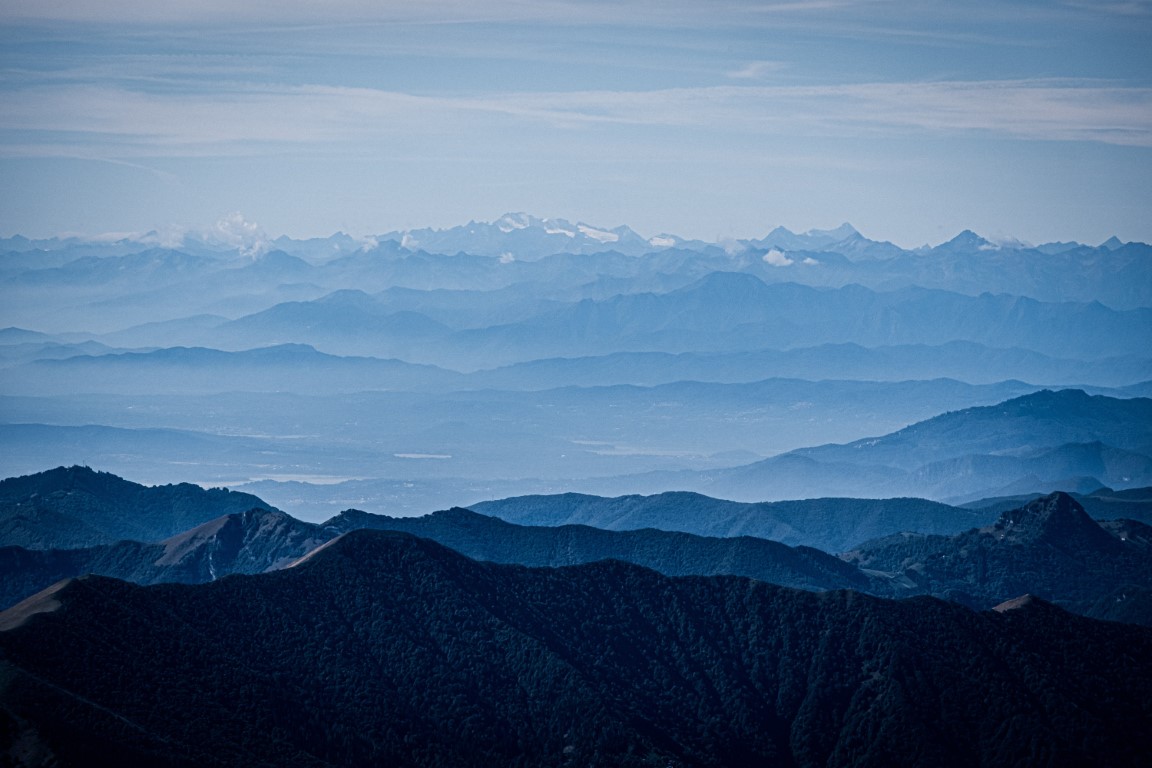 Photograph of mountains