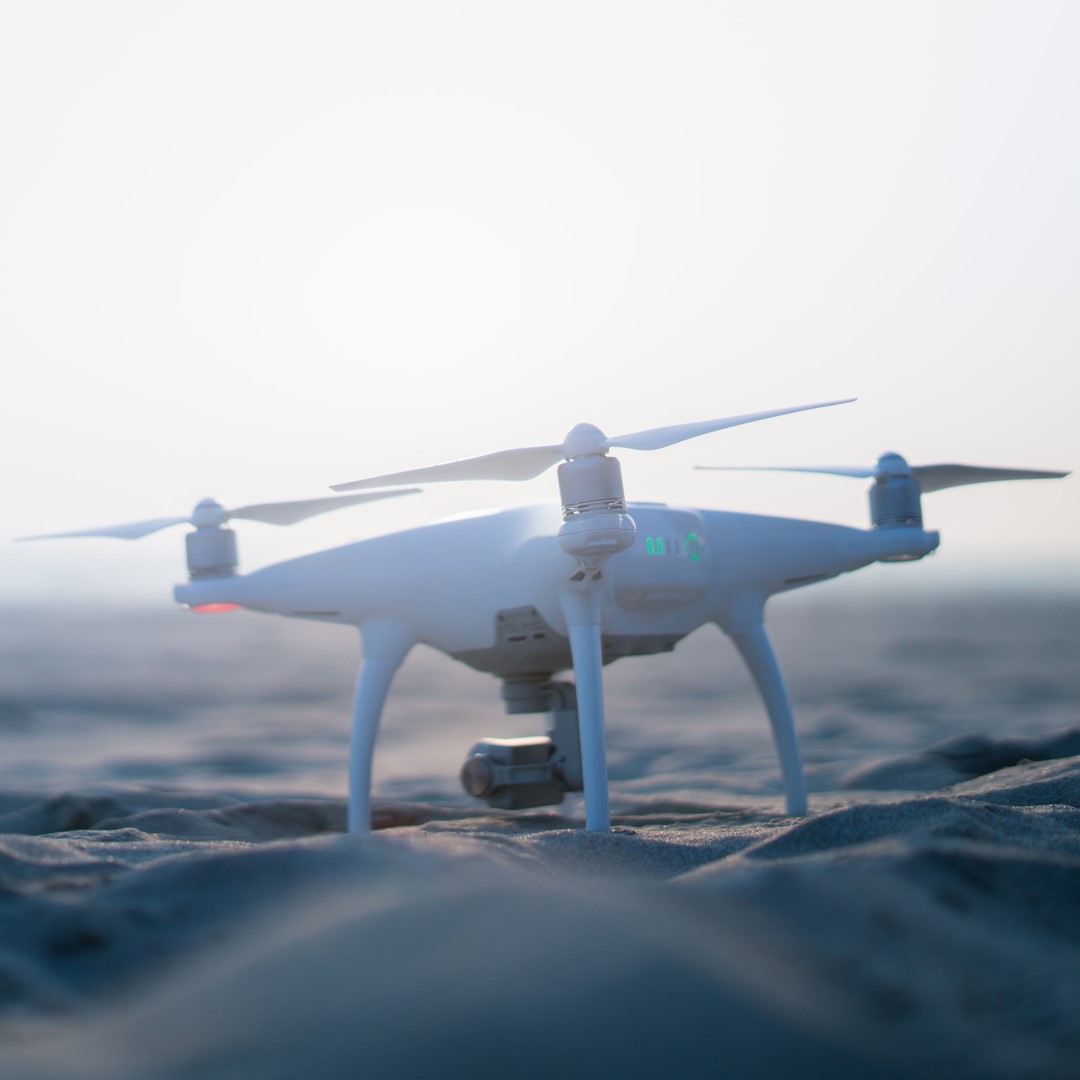 Photograph of a drone